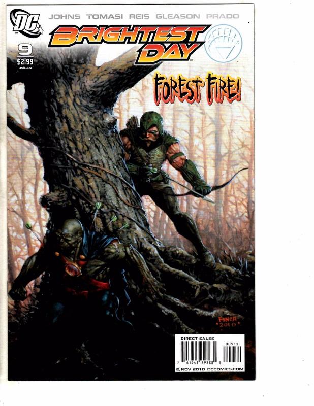 Lot Of 6 Brightest Day DC Comic Books # 6 7 8 9 10 11 Flash Batman Atom J220