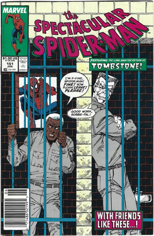 The Spectacular Spider-Man #151 through 154 (1989)