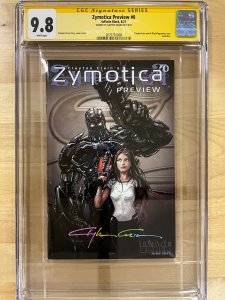 Zymotica Preview #0 CGCSS 9.8 Signed by Clayton Crain