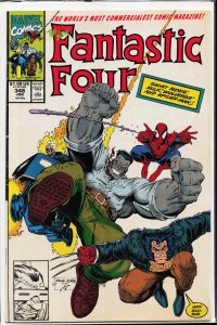 Fantastic Four #348 Direct Edition (1991) Fantastic Four