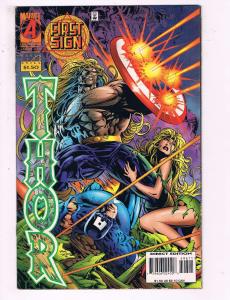 Thor #496 VF Marvel Comics First Signs Comic Book Ellis Avengers DE15
