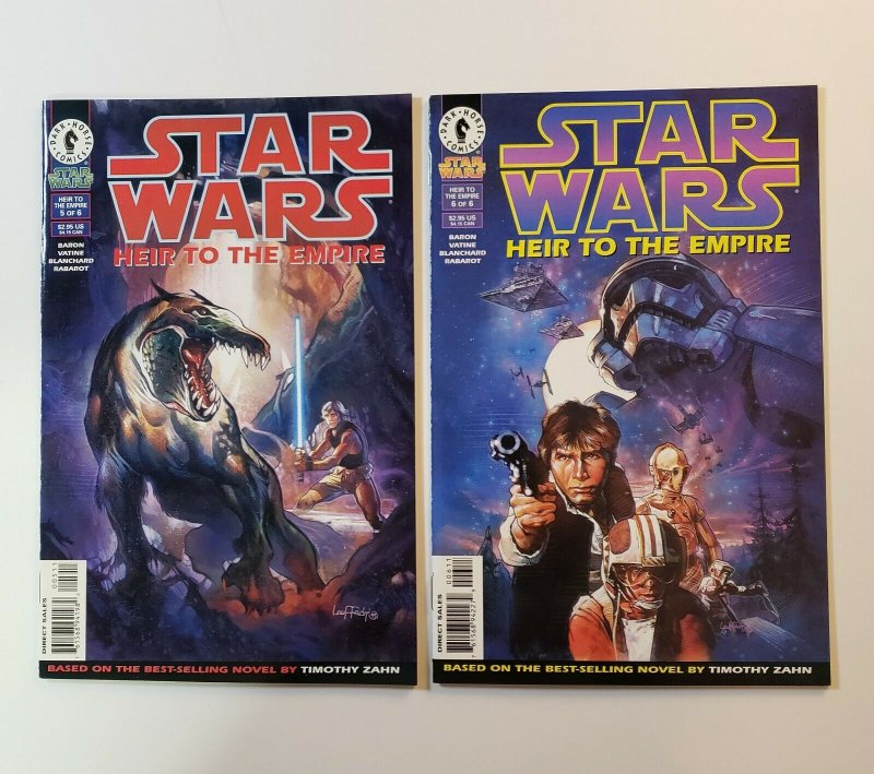 Star Wars Heir To the Empire #1-6 Complete Set 1ST Thrawn 1ST Mara Jade VF/NM