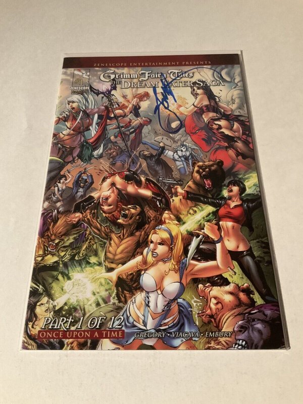 Grimm Fairy Tales Dream Eater Saga 1 Variant Nm Signed E. Bas Zenoscope