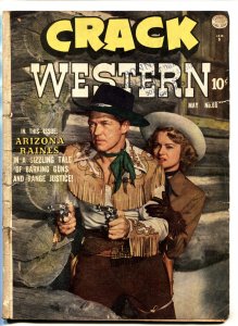 Crack Western #66--comic book--1950--Bill Williams photo cover--Arizona Ames--Go