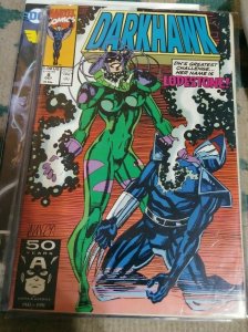 darkhawk # 8 1991 marvel  MANLEY COVER LODESTONE  copper age