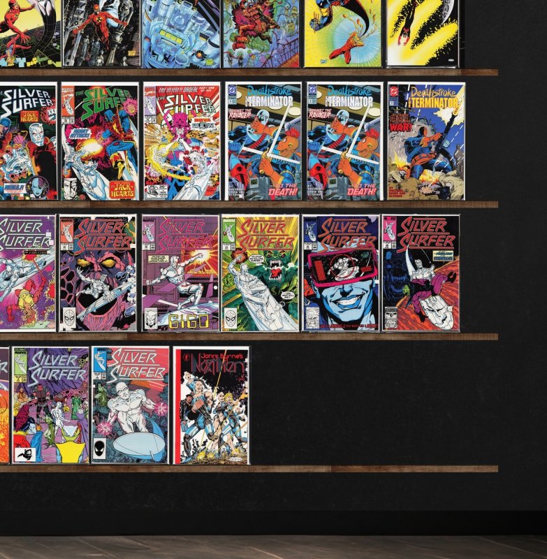 Huge Lot 140+ Comics with Silver Surfer, Shadowman, The H.A.R.D. Corps & More!