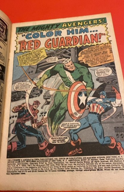 The Avengers #43 -1st red Guardian