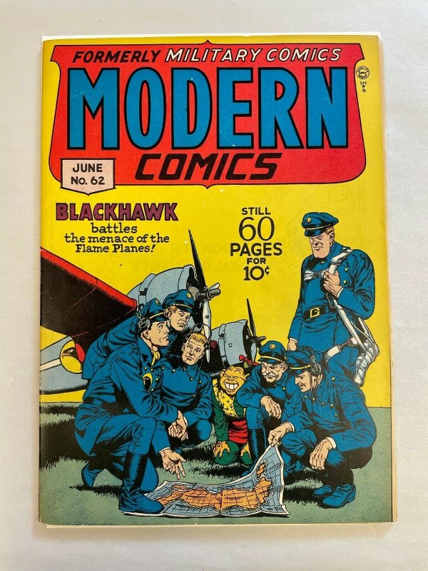 Modern Comics #62 VF+ 8.5 Quality Publishing CRANDALL C/A 1947 Golden Age WAR