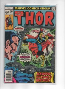 Mighty Thor #268 Len Wein Story Walter Simonson Cover & Art Thor vs Damocles