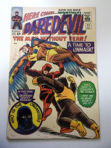 Daredevil #11 (1965) GD/VG Condition ink on fc