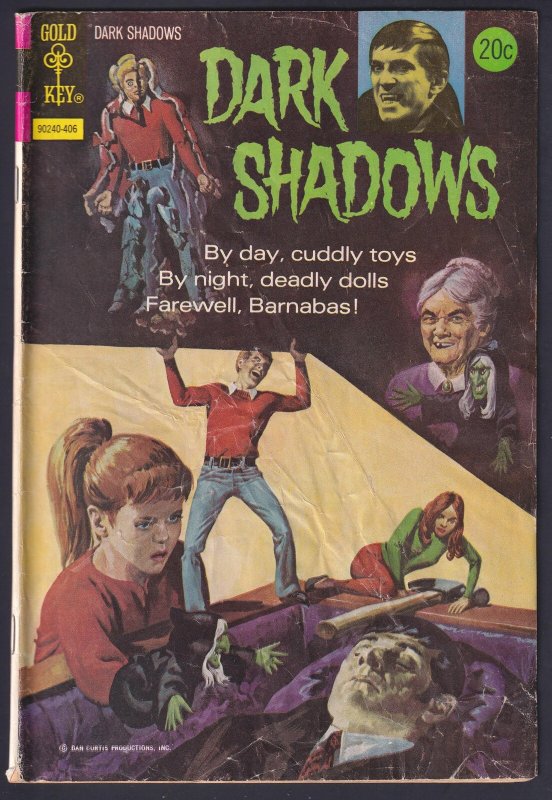Dark Shadows 26 (1974) GD/VG Bronze Age Horror Gold Key comic