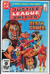 Justice League of America #222 Direct Edition (1983) Justice League