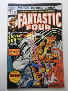 Fantastic Four #155 (1975) FN+ Condition! MVS intact!