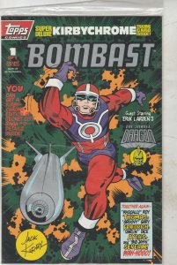 z Bombast #1 (1993) Super-High-Grade NM+ Poly-baged Jack Kirby Art, Insert Card