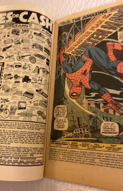 The Amazing Spider-Man #132 (1974)molten man strike again