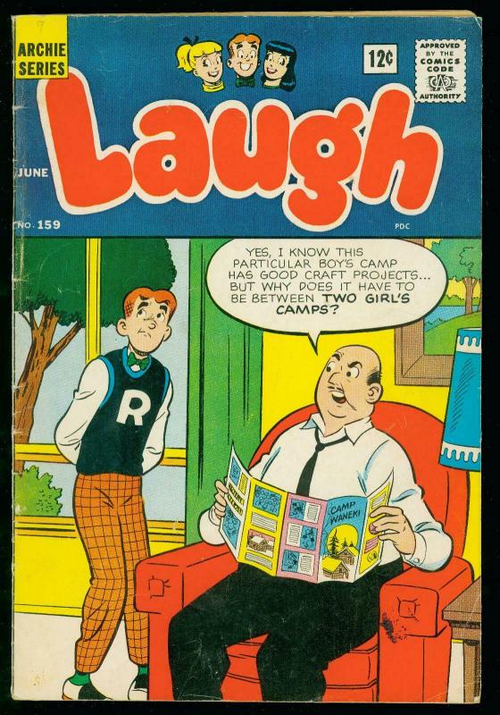 LAUGH #159 1964-ARCHIE COMICS- JOSIE by DeCarlo- good