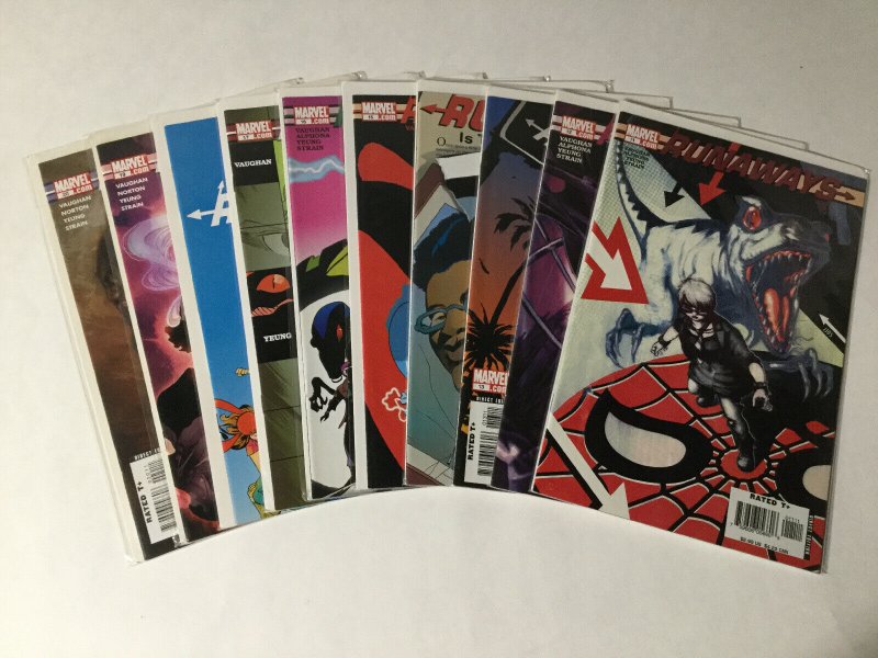 Runaways 1-30 Lot Set Run Nm Near Mint 19-21 Signed By Mike Vorton Marvel