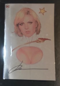 (2024) POWER GIRL UNCOVERED #1 FOIL VARIANT COVER Signed by JOSHUA SWAY SWABY!