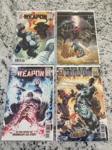 Lot Of 4 Weapon H Marvel Comic Books # 9 10 11 12 NM 1st Prints X-Men 3 J432