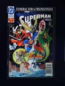 SUPERMAN  #83 (2ND SERIES) DC COMICS 1993 VF NEWSSTAND