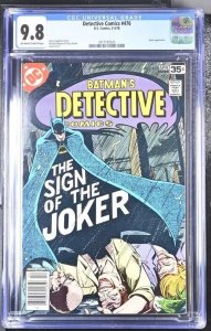 DETECTIVE COMICS #476 CGC 9.8 BATMAN JOKER