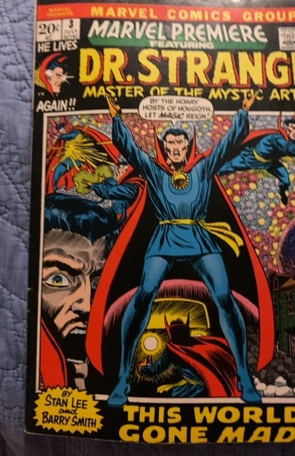 Marvel Premiere #3 1st Doctor Dr. Strange in title! Marvel 1972