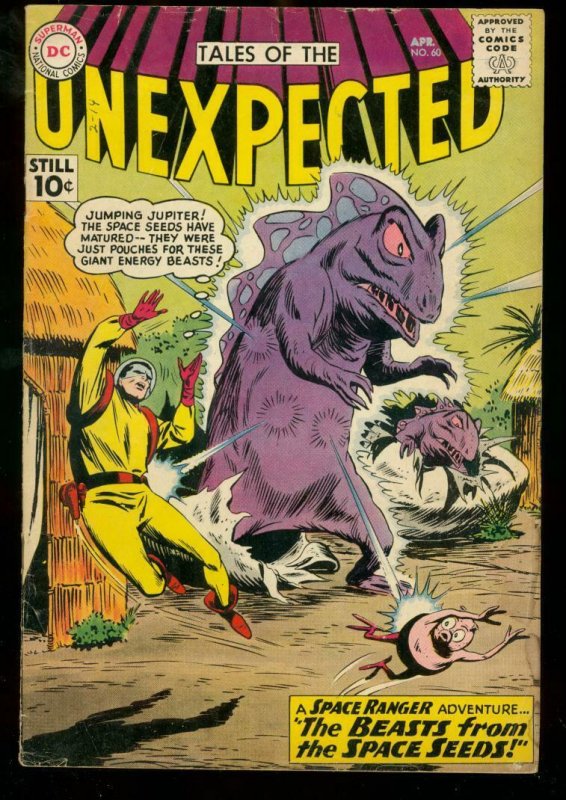 TALES OF THE UNEXPECTED #60 1961 DC SPACE RANGER SCI FI VG-