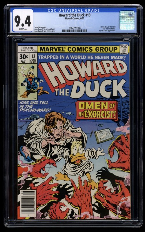 Howard the Duck #13 CGC NM 9.4 White Pages KISS appearance!