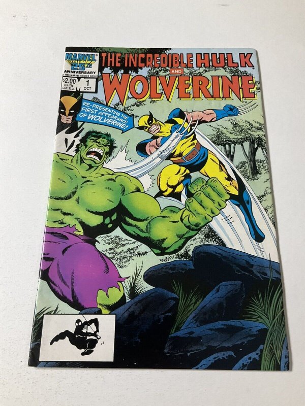 Incredible Hulk and Wolverine 1 Vf Very Fine 8.0 Marvel Comics 
