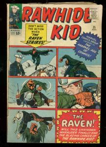 RAWHIDE KID #35 1963-MARVEL---THE RAVEN--JACK DAVIS ART VG