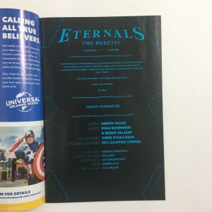 Eternals The Heretic #1 Uranos Origin & Reintroduction Kieron Gillen 2022 Marvel