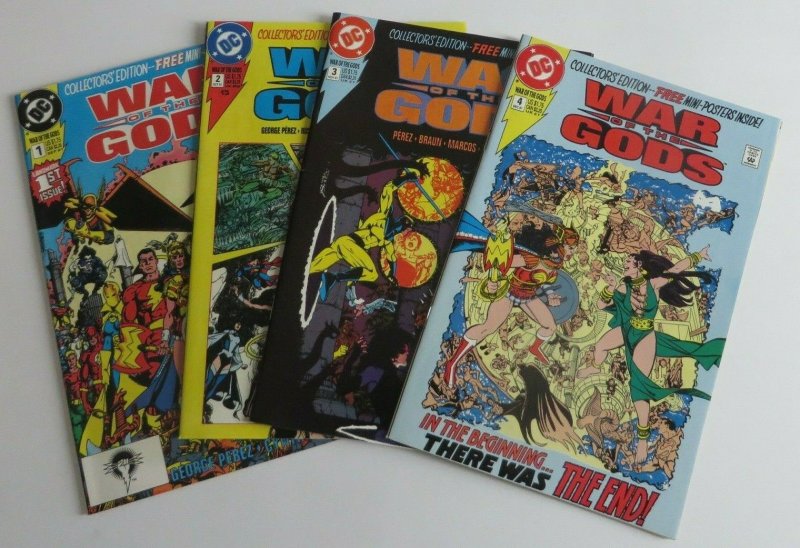 War of the Gods #1-4 Complete Set High Grade VF/NM DC Superman Shazam Power Girl