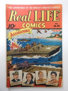 Real Life Comics #22 (1945) GD/VG Condition!