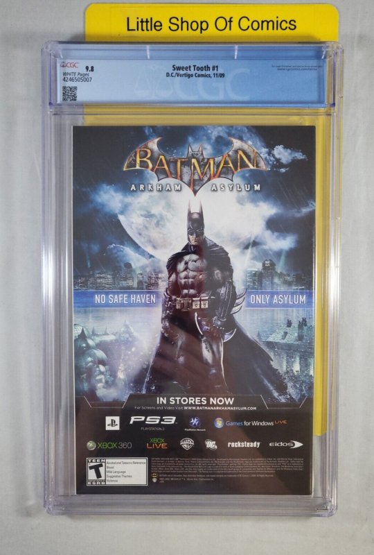 Sweet Tooth #1 CGC 9.8 2009 DC/Vertigo Jeff Lemire Netflix TV Show