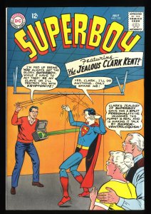 Superboy #122 FN/VF 7.0 White Pages Jealous Clark Kent!