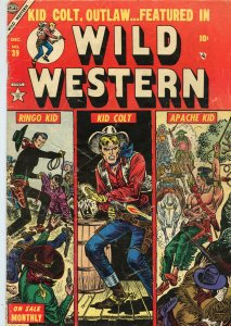 Atlas Wild Western #39 (1954) Kid Colt Comic Book GD 2.0