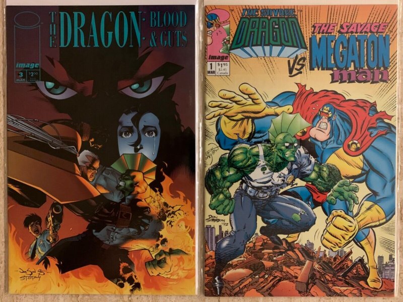 SAVAGE DRAGON 1-3 (1992), 1 (1993) + BLOOD AND GUTS 1-3 + MORE | 8 TOTAL