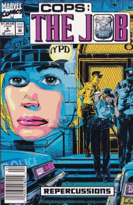 Cops: The Job #4 (Newsstand) FN ; Marvel | Larry Hama Last Issue