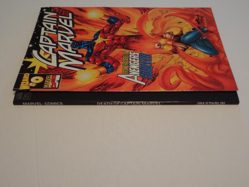 Death of Captain Marvel, NM-; One-shot reprint! Captain Marvel #0 included!!