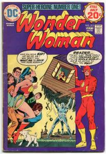 WONDER WOMAN COMICS #213-FLASH ROBOT COVER-RARE DC--1974 FR