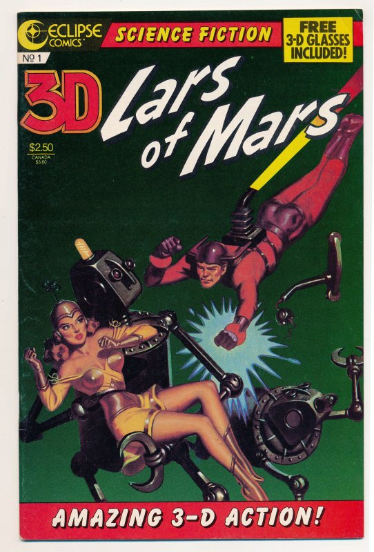 Lars of Mars 3-D (1987 Eclipse) #1 FN+