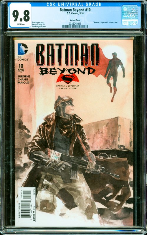 Batman Beyond #10 CGC Graded 9.8