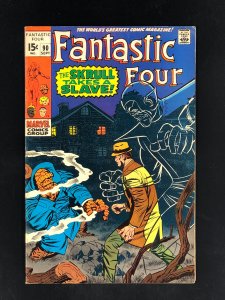 Fantastic Four #90 (1969) FN Skrulls!