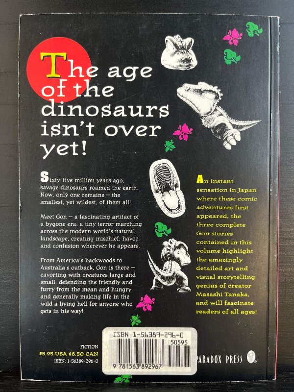 Gon TPB Volume 01 (sticker on back cover)