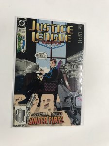 Justice League America #41 (1990) Maxwell Lord FN3B222 FINE FN 6.0