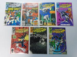 Amazing Spider-Man Lot, From:#253-297, 31 Different Avg 7.0, 6.0-8.0 (1984-1988)