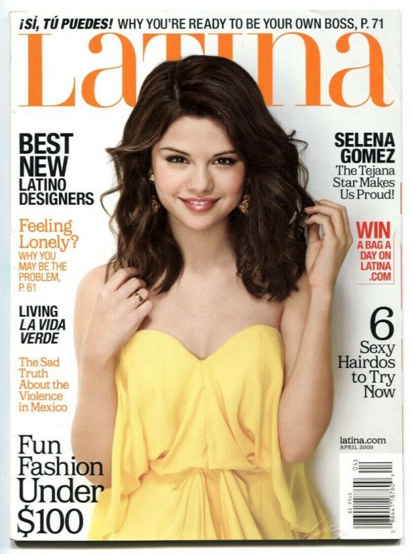 Latina April 2009- Selena Gomez- Glamour Magazine VF