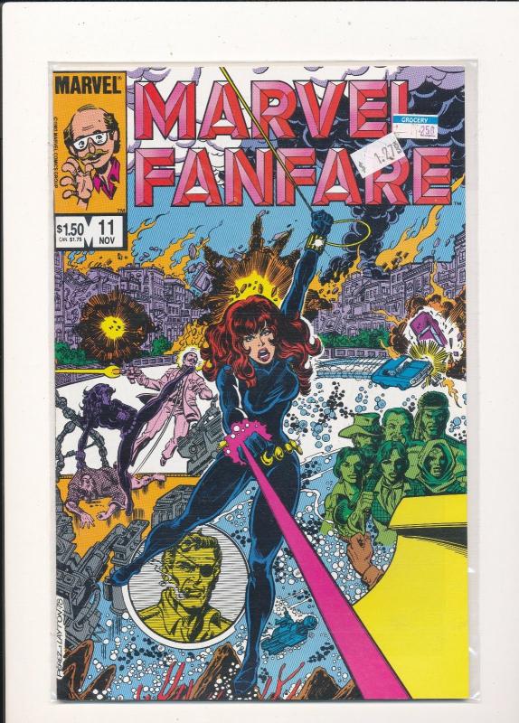 HUGE SET of 17 Comics!!-MARVEL FANFARE #3-#19 F/VF  (SIC313)