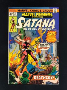 Marvel Premiere #27 (1975) VF+ Featuring Satana the Devil's Daughter
