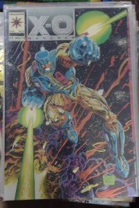 X-O MANOWAR # 0 1993 VALIANT chromium foil cover quesada